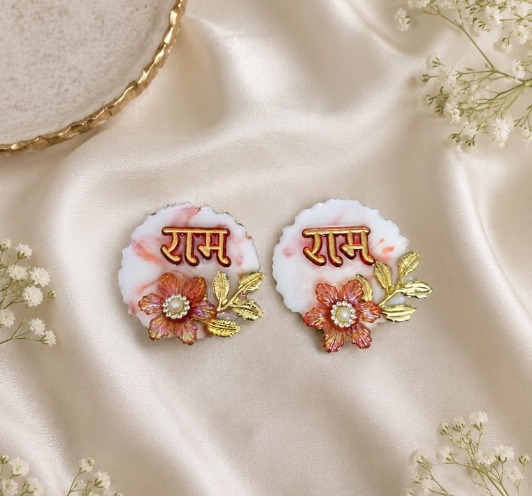 Elegant Ram Floral Rakhi Sohna 